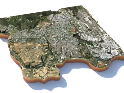 Rabat City Morocco 3D model