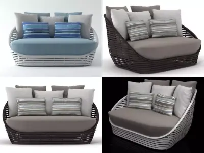 Oasis loveseat 3D model