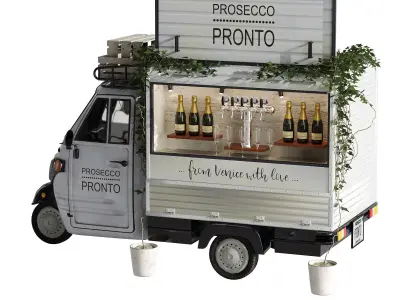 Foodtruck Pronto Set 1 3D model