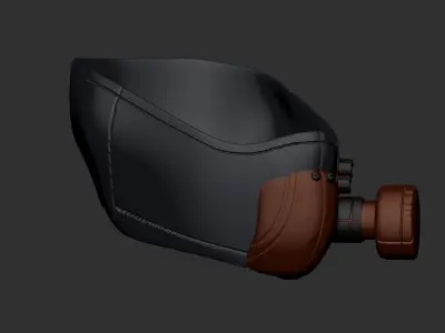 gas mask helmet high poly sculpt 3d printable 3D model purchase