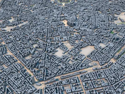 Milan City Italy 3D model