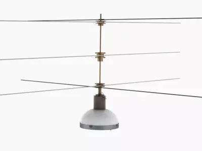 Copenhagen street lamp 3D model