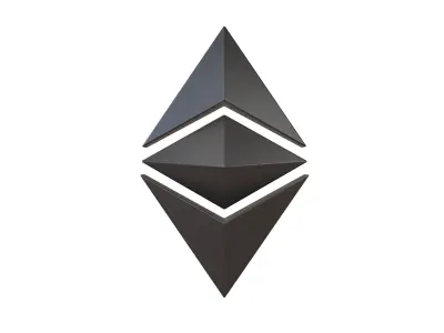 Ethereum Classic v2 003 Low-poly 3D model