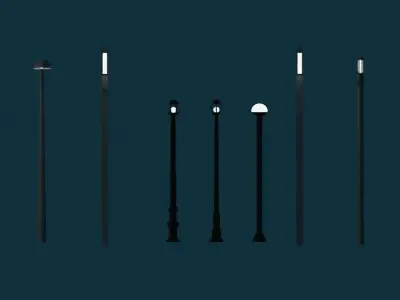 Street Light mini pack 3D model