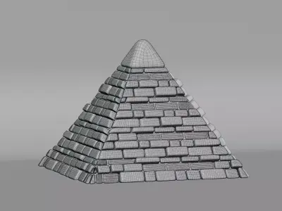 Pyramid Low-poly 3D model
