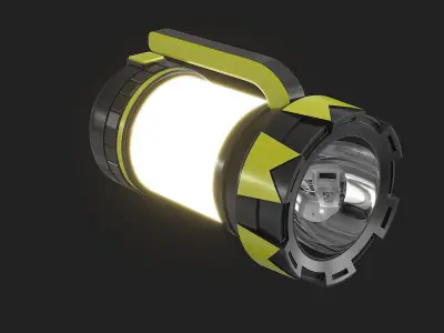 Led Camping Lanterns Low-poly 3D model