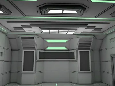 Sci Fi Room 3D model