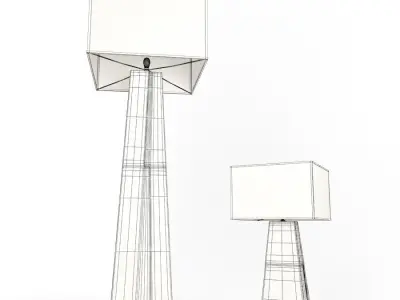 Floor and Table Lamps Delta 3D model