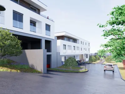 Apartment Building 2 3D model