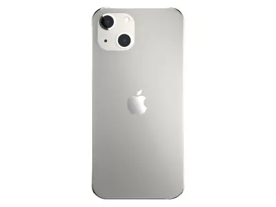 Apple iPhone 13 Starlight Low-poly 3D model