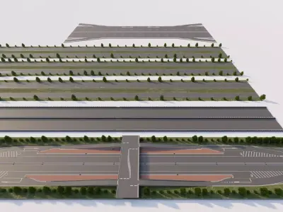 Road Pack - Extended-City Roads 3D model purchase