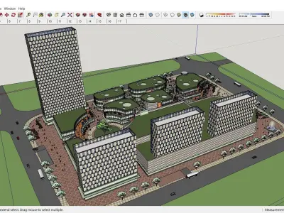 Sketchup Shopping Center D5 3D model