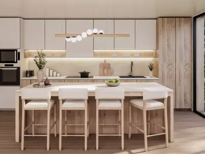 Modern kitchen  3D model shop