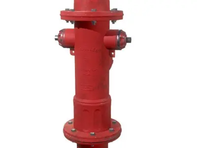 Old Fire Hydrant II 3D model