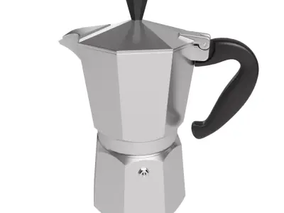 moka caffettiera 3D model