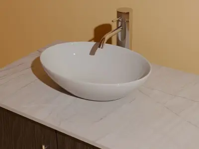 Bathroom Sink 3D model buy