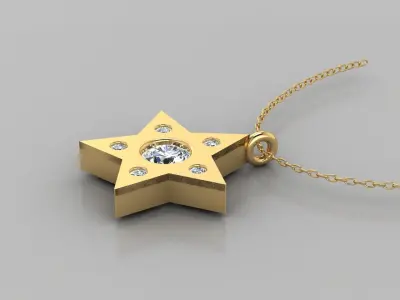 Pendant P046 3D Print Model 3D print model