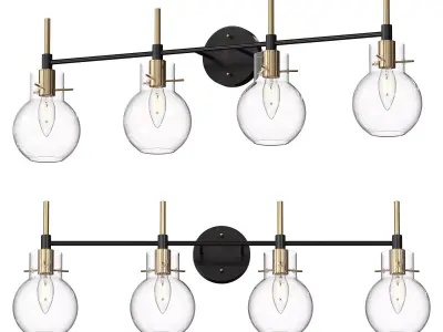 Satilla 4 Vanity Light 3D model