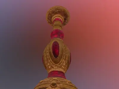 Decorative Candle Holder 3D model