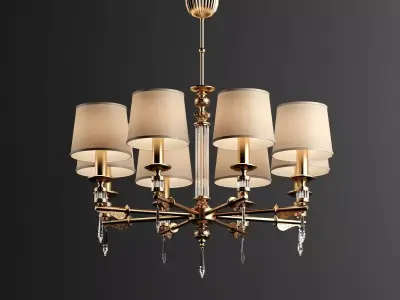 Ceiling light 3D model 123