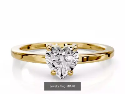 16 Ring Mia Collection 3D Model Pack