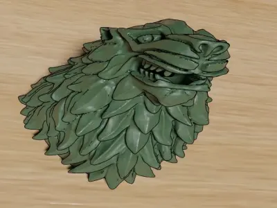 house stark knob 3D print model