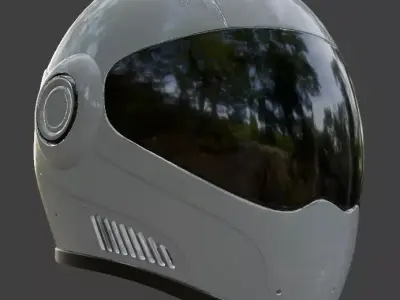 SciFi Helmet 3D model