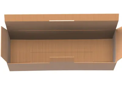 Cardboard Box Free 3D model