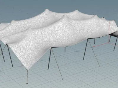 Stretch Tent 3D model
