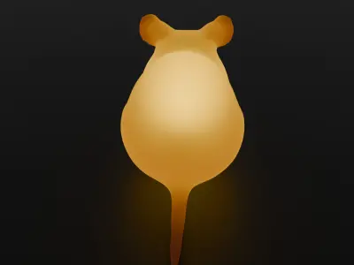 Indirect hamster lighting 3D model