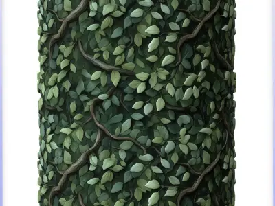 Stylized Foliage Seamless Texture Texture