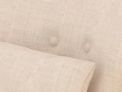 beige armchair Low-poly 3D model