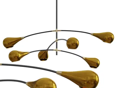 FRANKLIN CEILING LAMP by Mezzocollection 3D model
