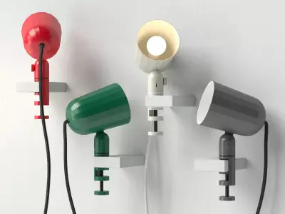 Noc Clamp Lamp 3D model