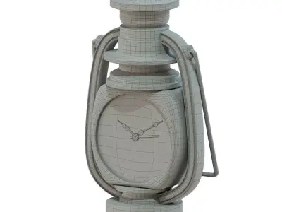 lantern table clock 3D model
