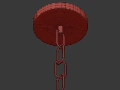 Jolie 6 Light Chandelier 3D model