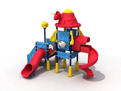3D Spaceship Metal Playpen 057 3D model