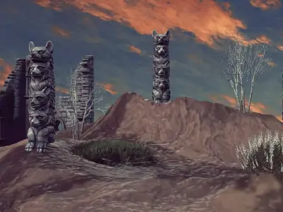 Sanctuary of Wolves 3D model