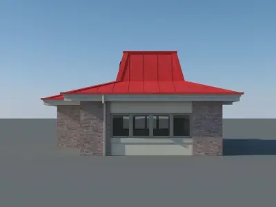 Pizza Hut Restaurant 3D model