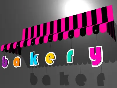 Awning 3d Model 03 3D model