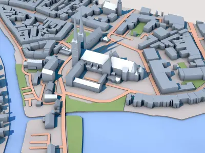 Lubeck Cathedral Germany 3D model