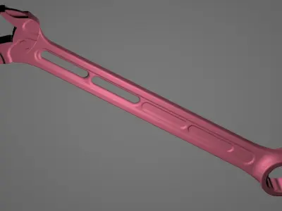 10mm M6 Combination wrenches The NEW Low-weight Shape for FEM 3D print model