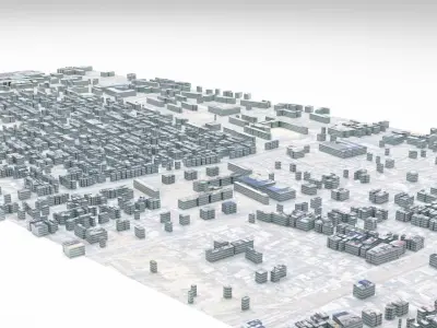 Osaka Japan Free 3D model