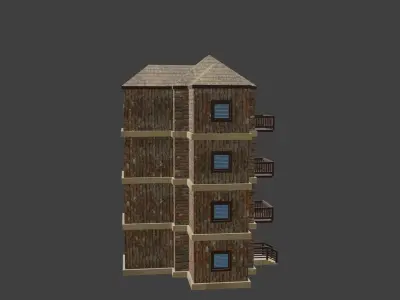 House Model 78 Low-poly 3D model