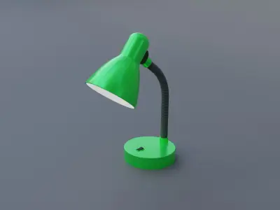 Awesome Table Lamps Retro Lamp Pack Free low-poly 3D model