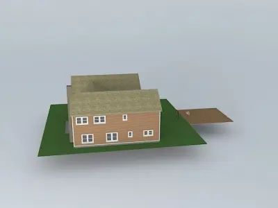 House and Maze Free 3D model
