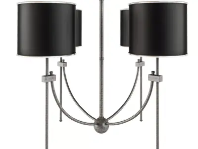 Achmore chandelier by Amy Wagner Designs 3D model