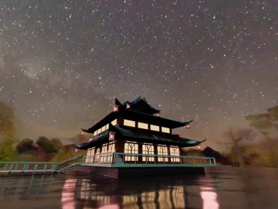 Chinese Traditional Architect Free 3D model