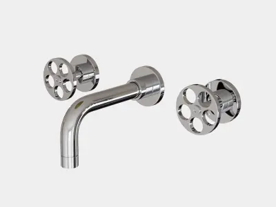 Bathroom Faucet Chrome 3D model