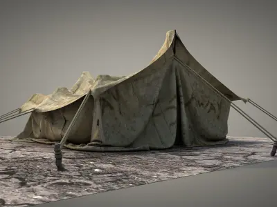 Survival Tent v1 3D model
